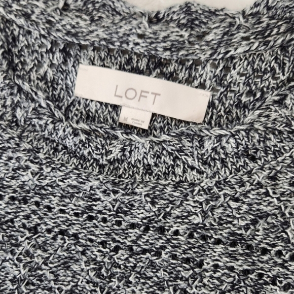 Loft Knit Scalloped Neck Sweater - Picture 2 of 6